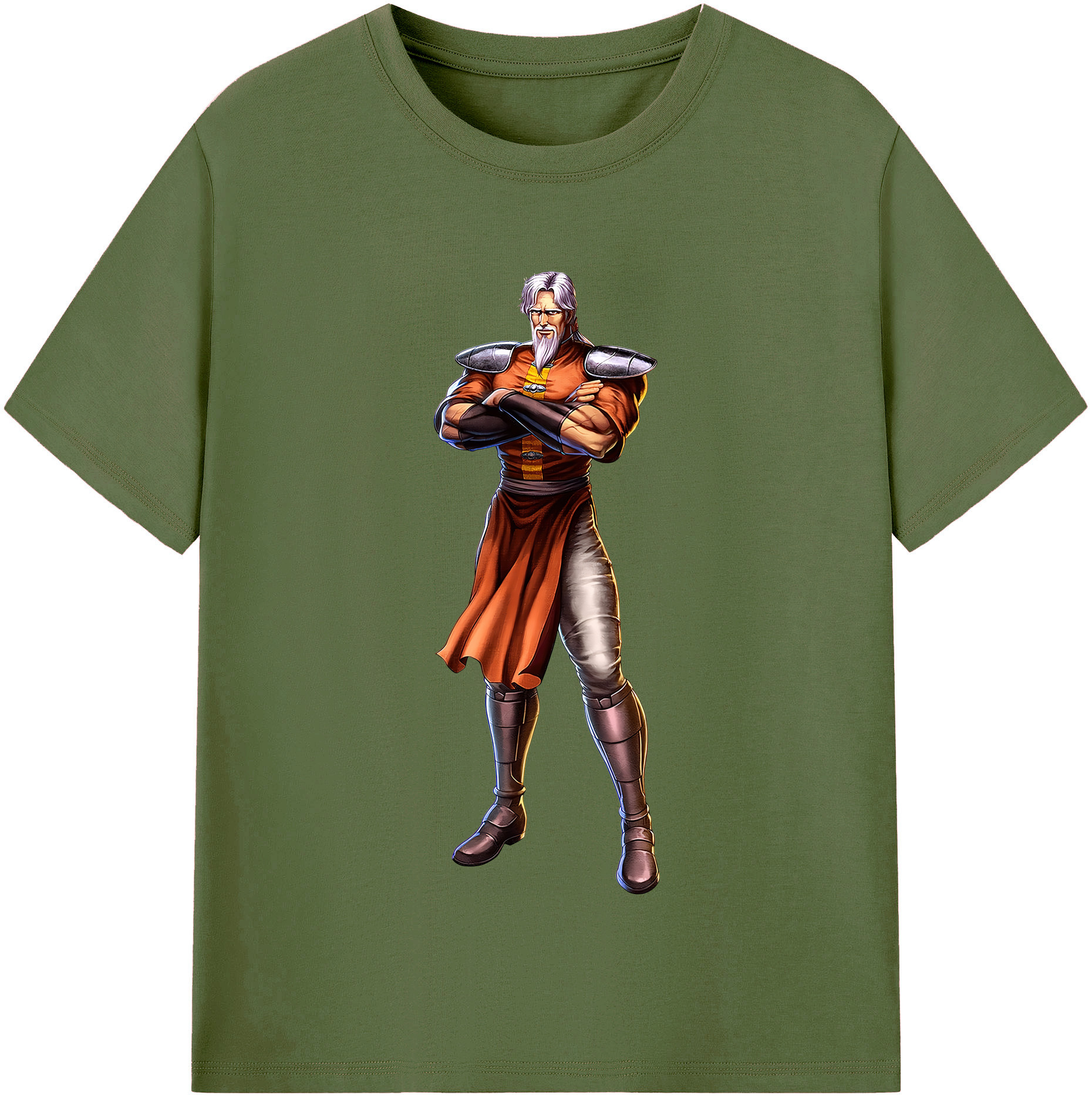（画像用） 北斗の拳 Fist of the North Star 綿100％半袖Tシャツ（フロントプリント）